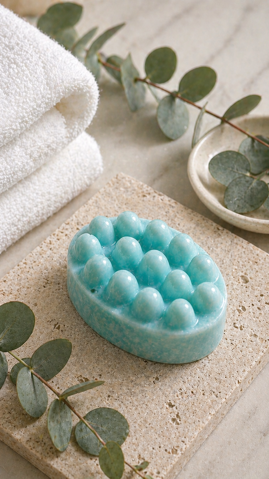 Frosted Eucalyptus Massage Bar