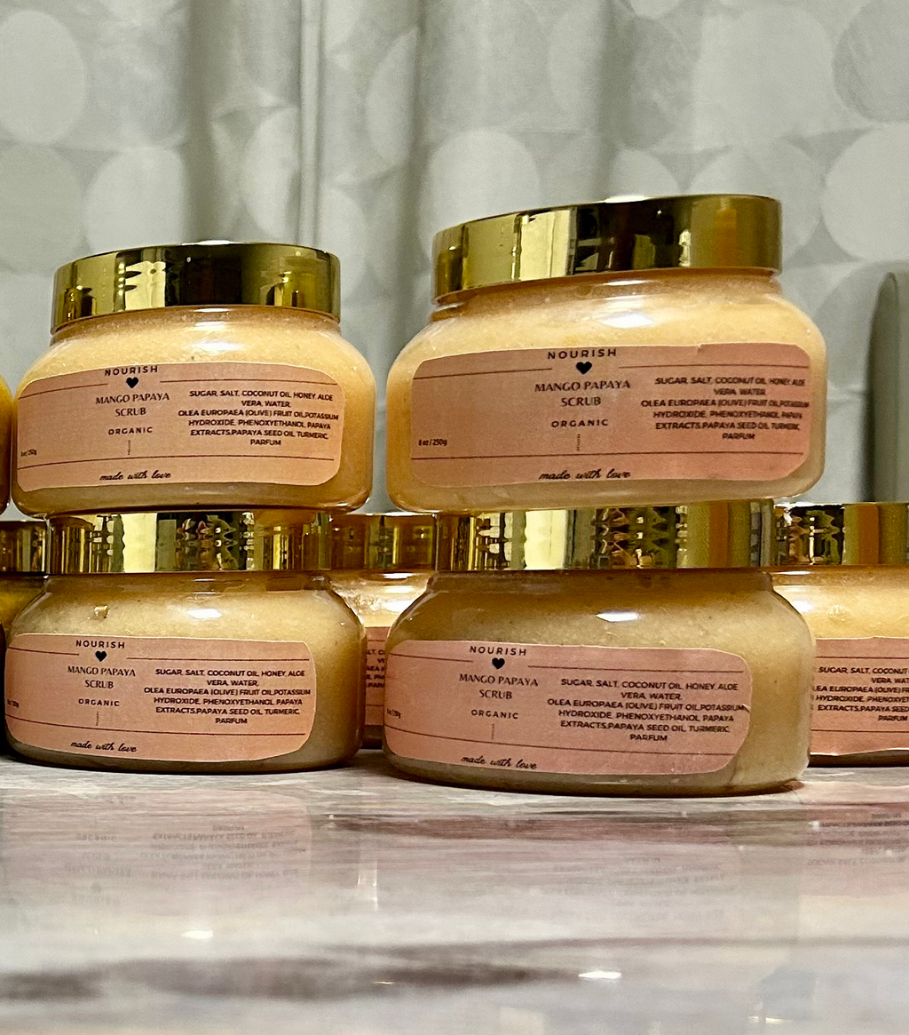 Mango Papaya Body Scrub image 1