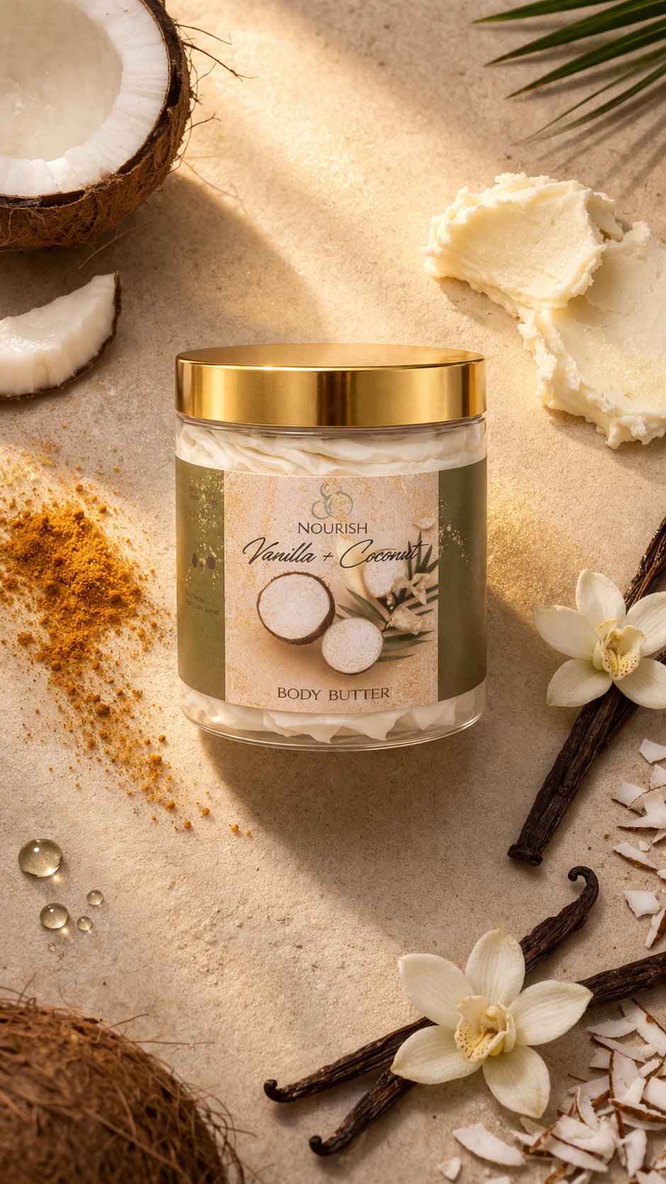 Vanilla Coconut Tallow body butter image 8