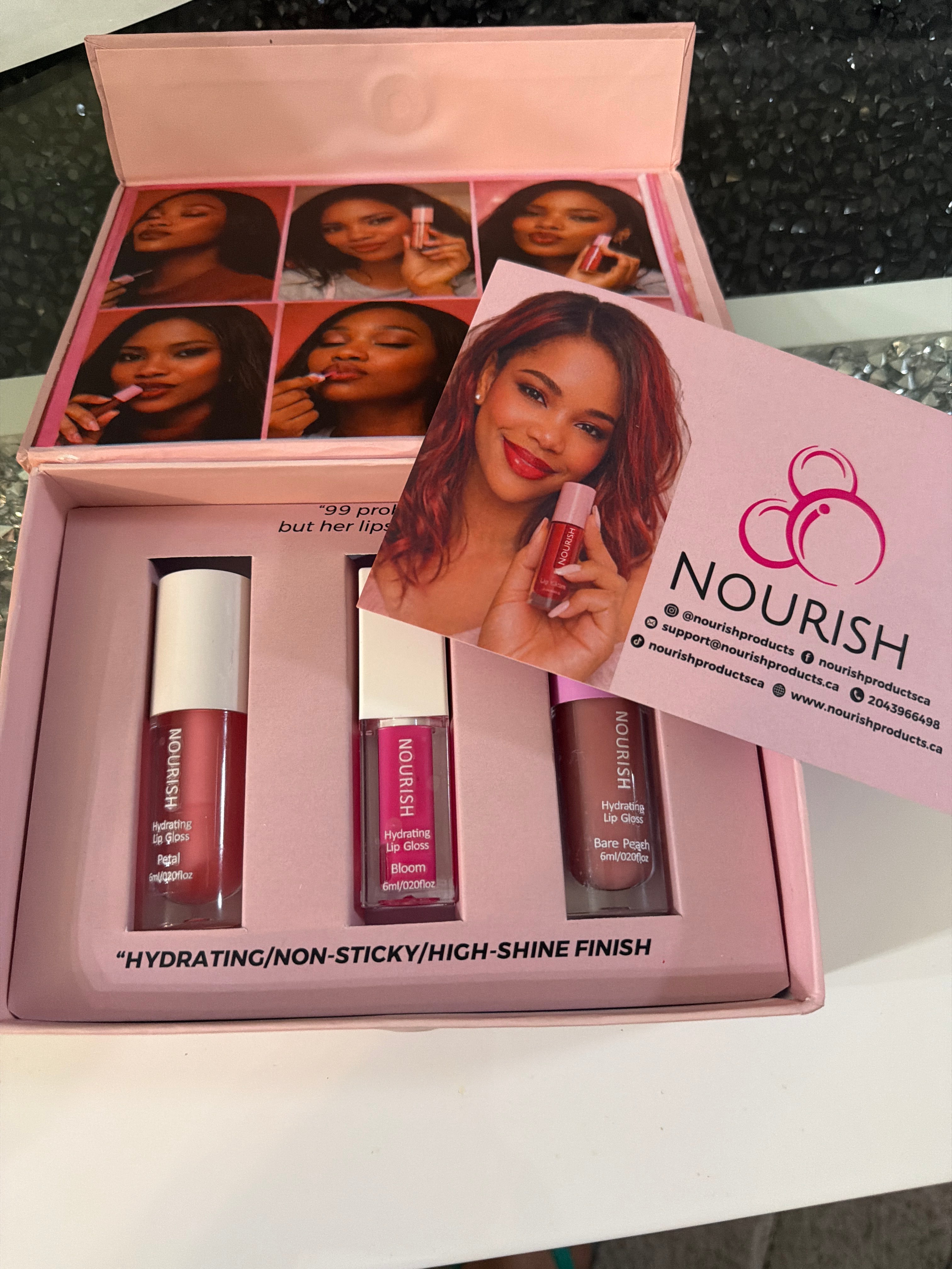LIP GLOSS BOX SET OF 3 image 4