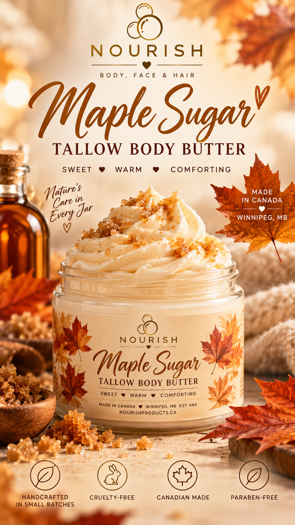 Maple Sugar Tallow Body butter