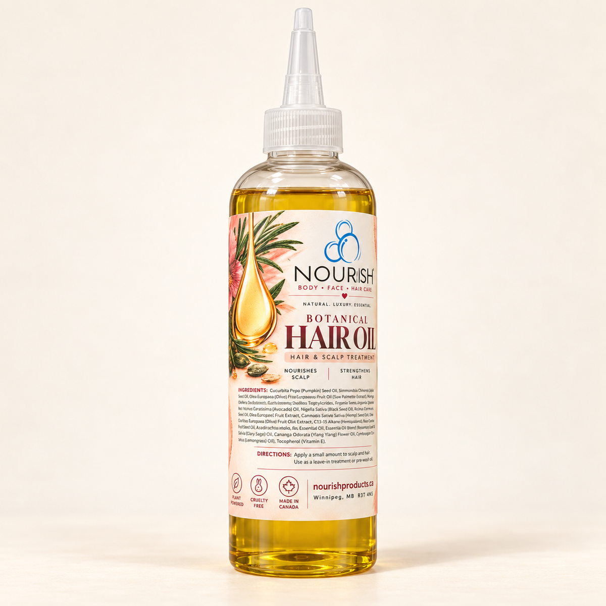 Nourish Botanical Hair & Scalp Oil — 120 g