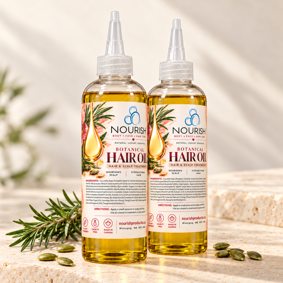 Nourish Botanical Hair & Scalp Oil — 120 g