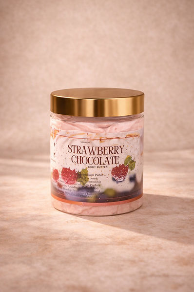 Tallow body bomb/butter - Strawberry chocolate