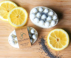 Lemon Poppy Seed Massage Soap Bar